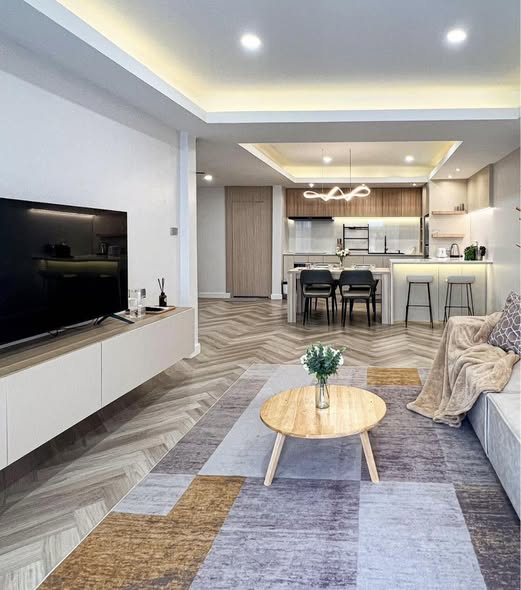 living room of บ้านรีโนเวท