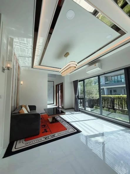 living room of บ้านหัวมุม
