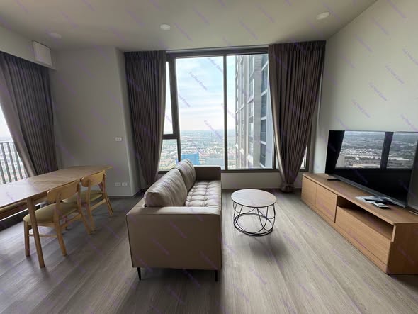 living room and bedroom of วิสซ์ดอม เดอะ ฟอเรสเทียส์