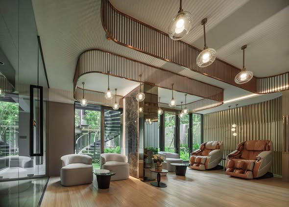 living room and room interior of LLoyd Soonvijai Condo