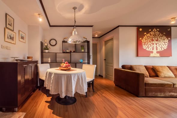 living room of Lumphini Place Rama 4 – Sathorn