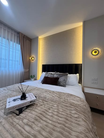 bedroom of Lumpini Condo Town Bodindecha-Ramkhamhaeng