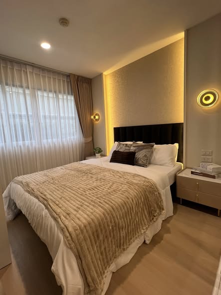 bedroom of Lumpini Condo Town Bodindecha-Ramkhamhaeng