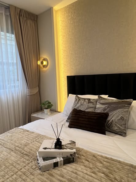 bedroom of Lumpini Condo Town Bodindecha-Ramkhamhaeng