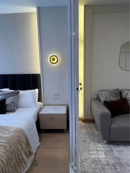 bedroom and room interior of Lumpini Condo Town Bodindecha-Ramkhamhaeng