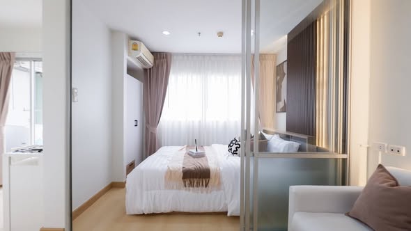 bedroom of Lumpini Mega City Bang Na