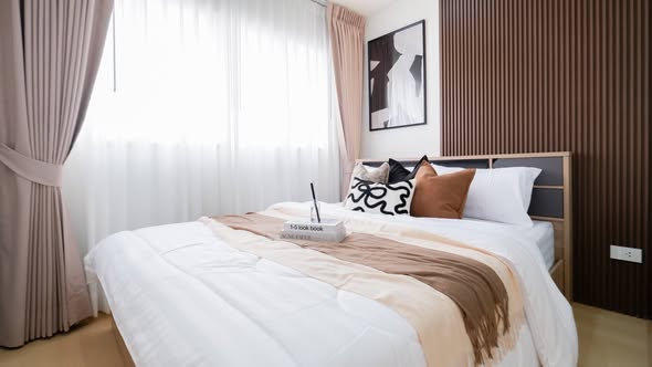 bedroom of Lumpini Mega City Bang Na