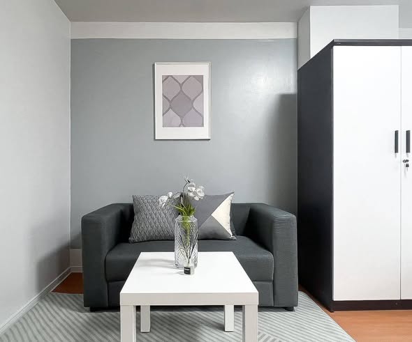 living room of Lumpini Mixx Thepharak – Srinagarindra