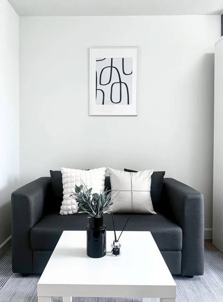 living room of Lumpini Mixx Thepharak – Srinagarindra