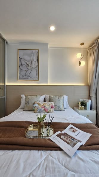 bedroom of Lumpini Park Rama 9 – Ratchada