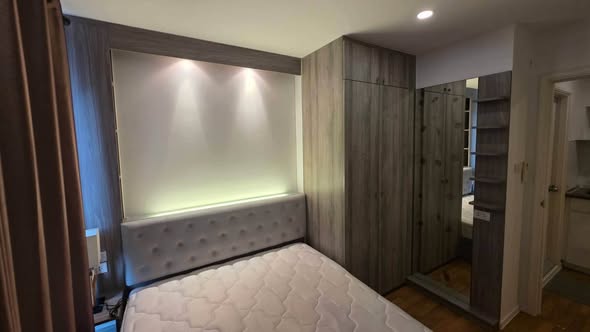 bedroom of Lumpini Place Bang Na