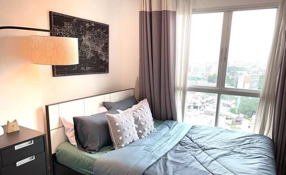 bedroom of Lumpini Place Rama 4 – Kluai Nam Thai