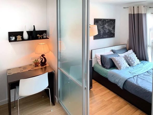 bedroom and room interior of Lumpini Place Rama 4 – Kluai Nam Thai
