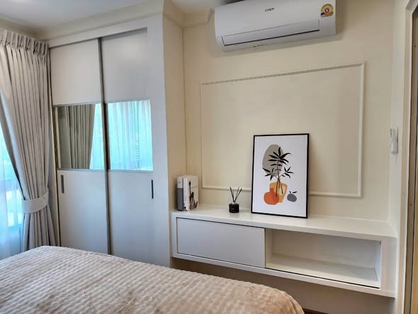 bedroom of Lumpini Place Rama 9 – Ratchada