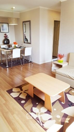 living room of Lumpini Place Ratchada-Tha Phra