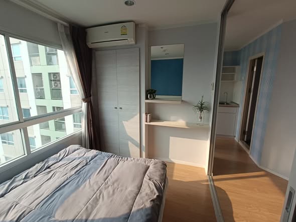 bedroom of Lumpini Place Srinagarindra – Hua Mak Station
