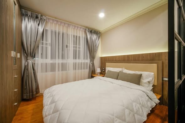 bedroom of Lumpini Suite Sukhumvit 41