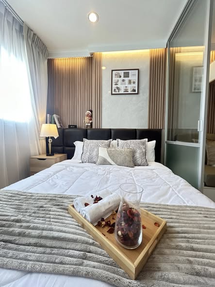 bedroom of Lumpini Town Place สุขุมวิท 62