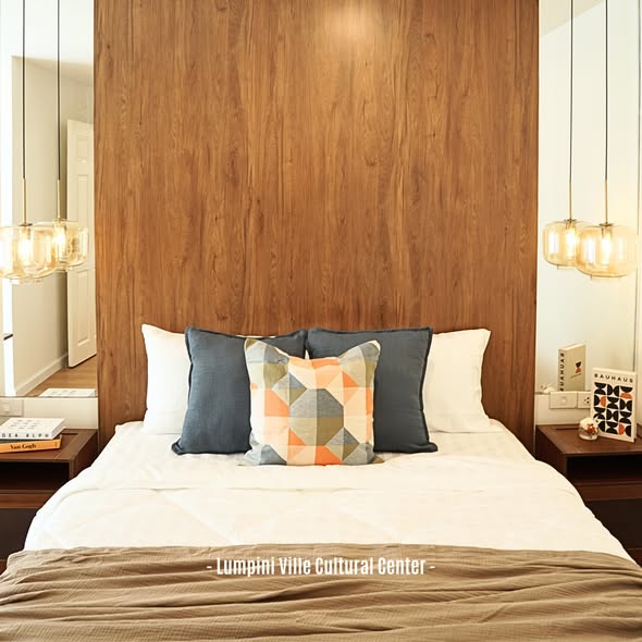 bedroom of Lumpini Ville Cultural Center
