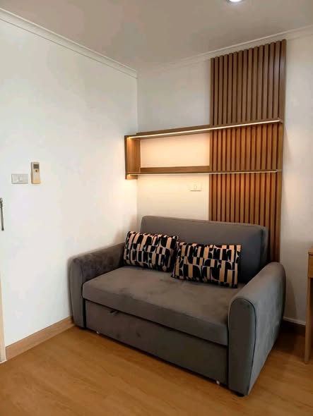 bedroom and living room of Lumpini Ville Ladprao-Chokchai4 (ลุมพินีวิลล์ ลาดพร้าว-โชคชัย4)