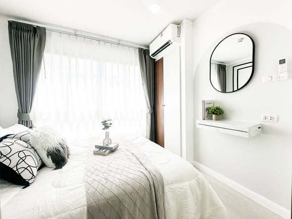 bedroom of Lumpini Ville Phatthanakan – New Phetchaburi