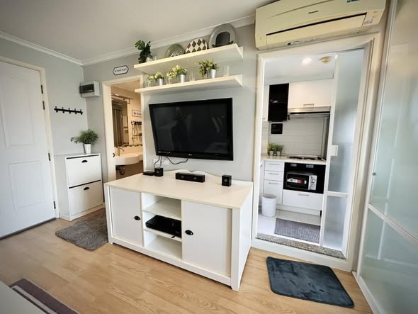 living room of Lumpini Ville Ramkhamhaeng 26