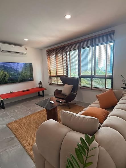 living room of Lumpini Ville Sukhumvit 77-2