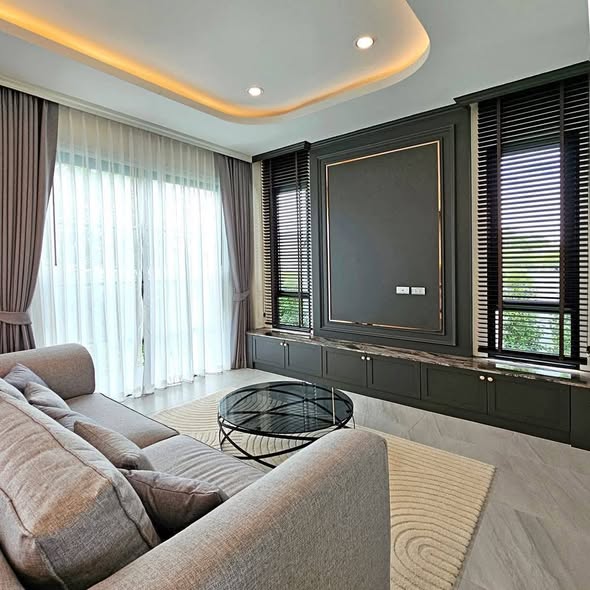 bedroom and living room and room interior of Luxury pool villa 604