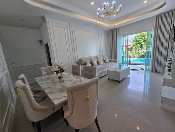 bedroom and living room and room interior of Luxury pool villa 604