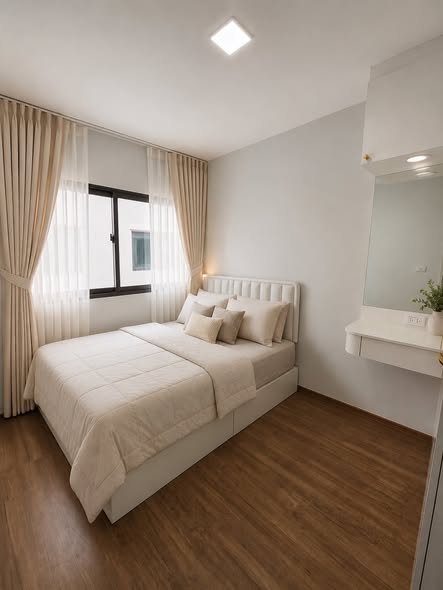 bedroom and bathroom of Malanan Modern Townhome