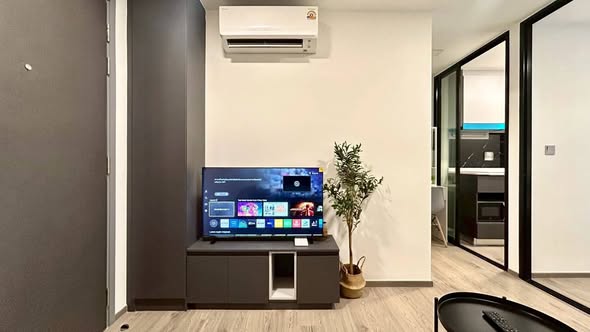living room and room interior of Maroon Ratchada 32 (สำนักงานขาย)