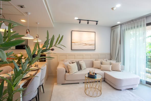 living room of Marrakesh Huahin Residences