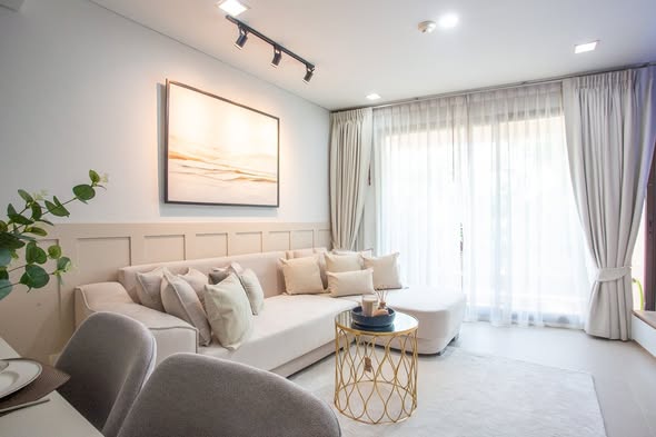 living room and bedroom of Marrakesh Huahin Residences