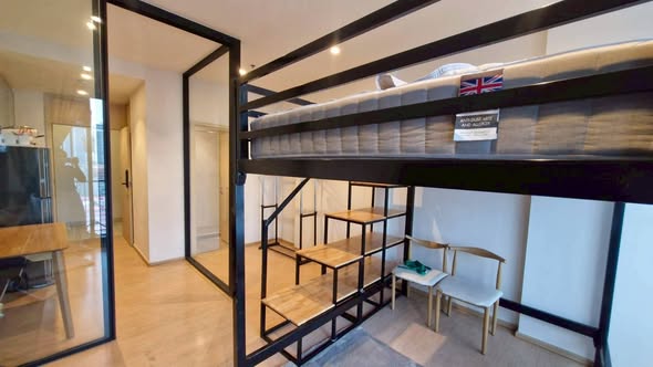 bedroom and room interior of MARU Ekkamai 2