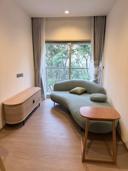 bedroom and living room of Mekin Haus