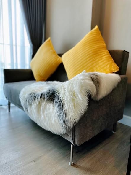 living room of Metro Luxe Riverfront Rattanathibet
