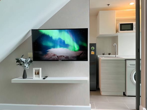 bedroom and living room of Metro Sky Prachachuen
