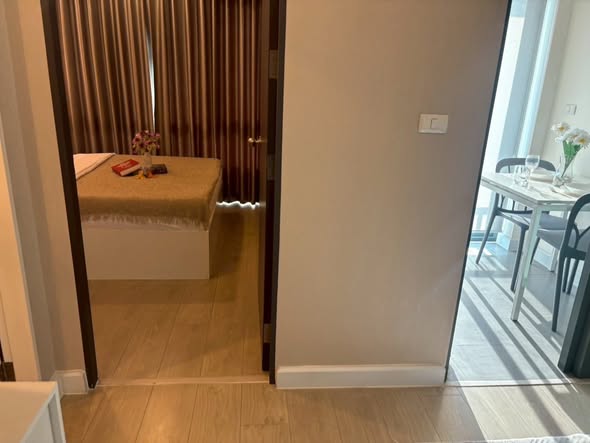 bedroom and room interior and bathroom of Metro Sky Prachachuen