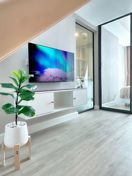 living room and room interior of Metro Sky Prachachuen