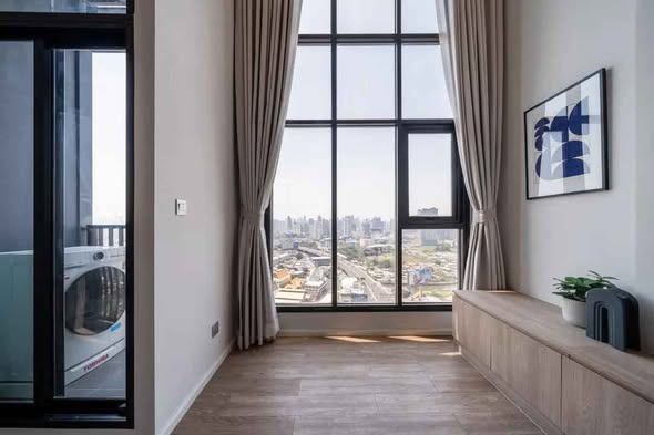 living room and bedroom and room interior of Modiz Sukhumvit 50 โมดิซ สุขุมวิท 50