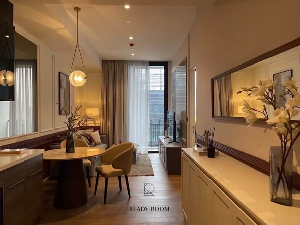 living room and kitchen of MUNIQ LANGSUAN