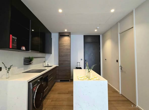 room interior and kitchen of MUNIQ LANGSUAN