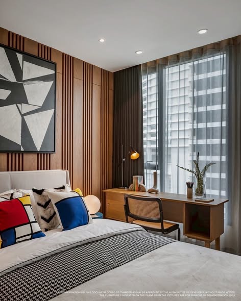 bedroom and bathroom of MUNIQ Sukhumvit 23
