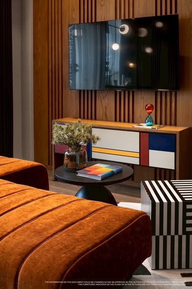 living room and bedroom and bathroom of MUNIQ Sukhumvit 23