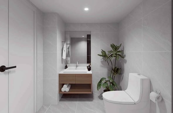 bathroom of Nakhon Ping City View 1 Condominium
