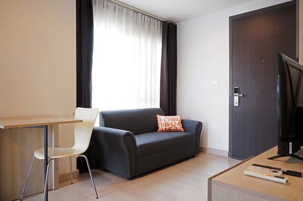 bedroom and living room and room interior of คอนโด Niche id