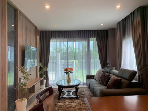 living room and room interior of Nirvana ABSOLUTE Krungthep Kreetha