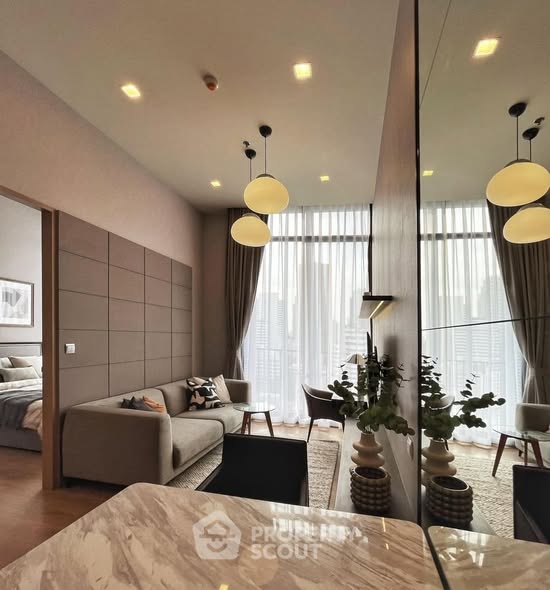 living room of Noble Around Sukhumvit 33