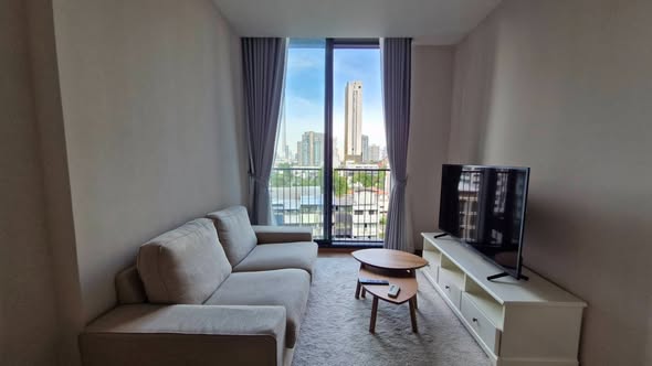 living room and bedroom of Noble BE33