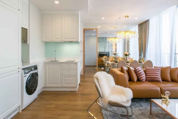 living room and kitchen of Noble BE33